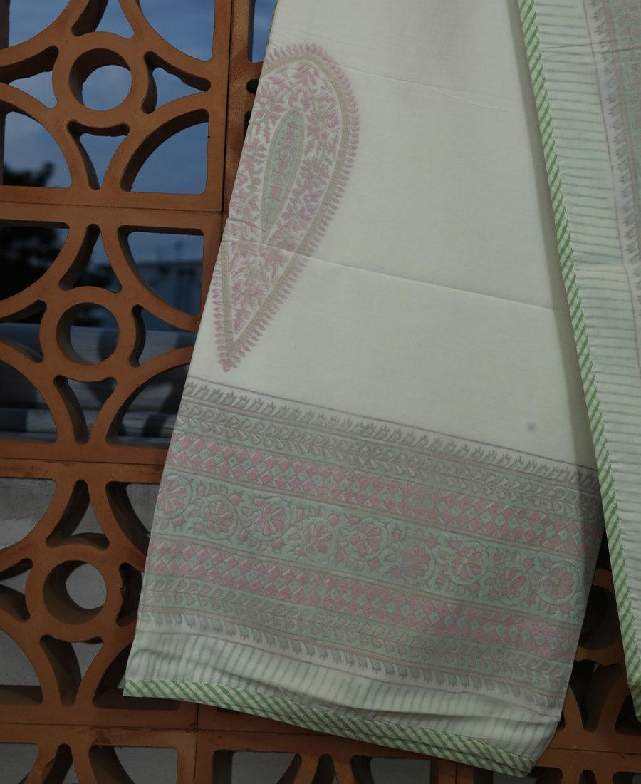 Pink Pankhudi Muslin Dohar - Moriyo Decor