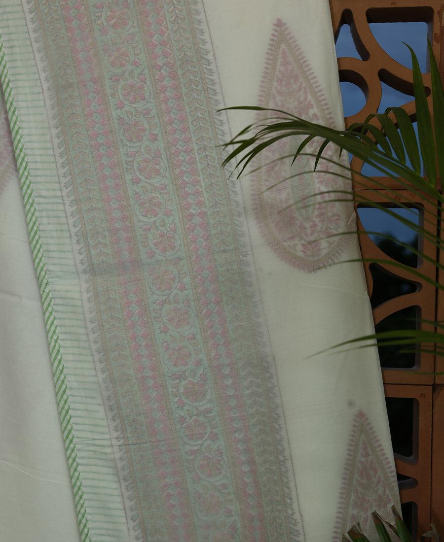 Pink Pankhudi Muslin Dohar - Moriyo Decor