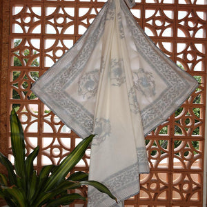 Neeli Chidiya Muslin Dohar - Moriyo Decor