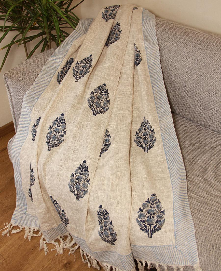 Neela Jatropha Sofa Throw - Moriyo Decor