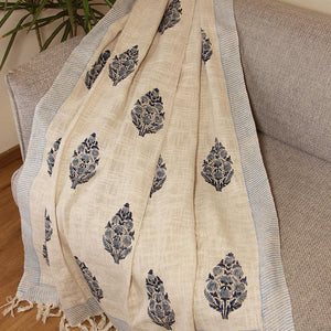 Neela Jatropha Sofa Throw - Moriyo Decor