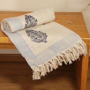 Neela Jatropha Sofa Throw - Moriyo Decor