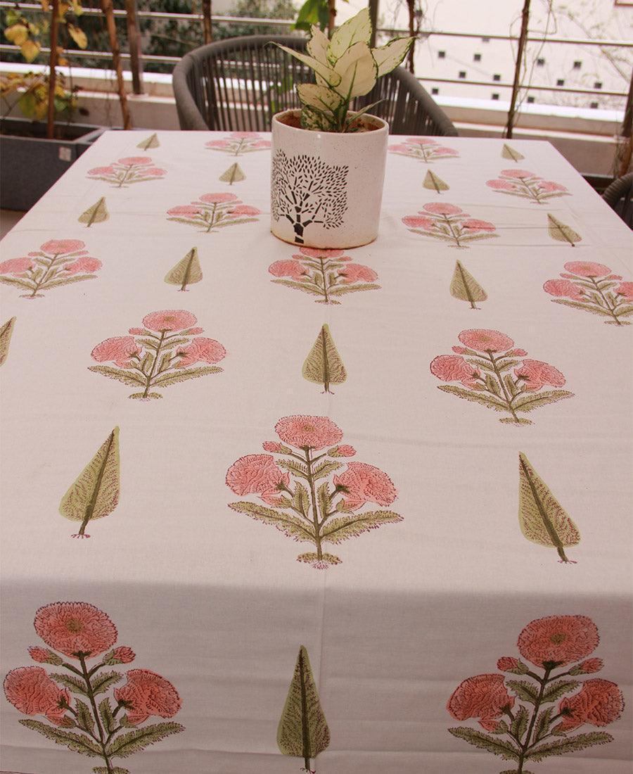 Pink Marigold Table Cover - Moriyo Decor