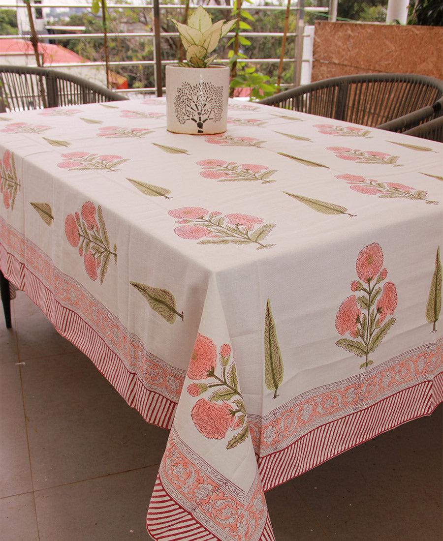 Pink Marigold Table Cover - Moriyo Decor