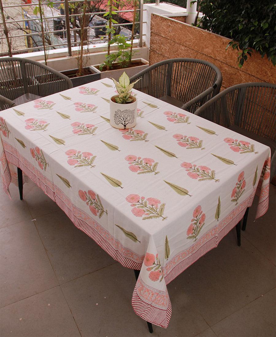 Pink Marigold Table Cover - Moriyo Decor