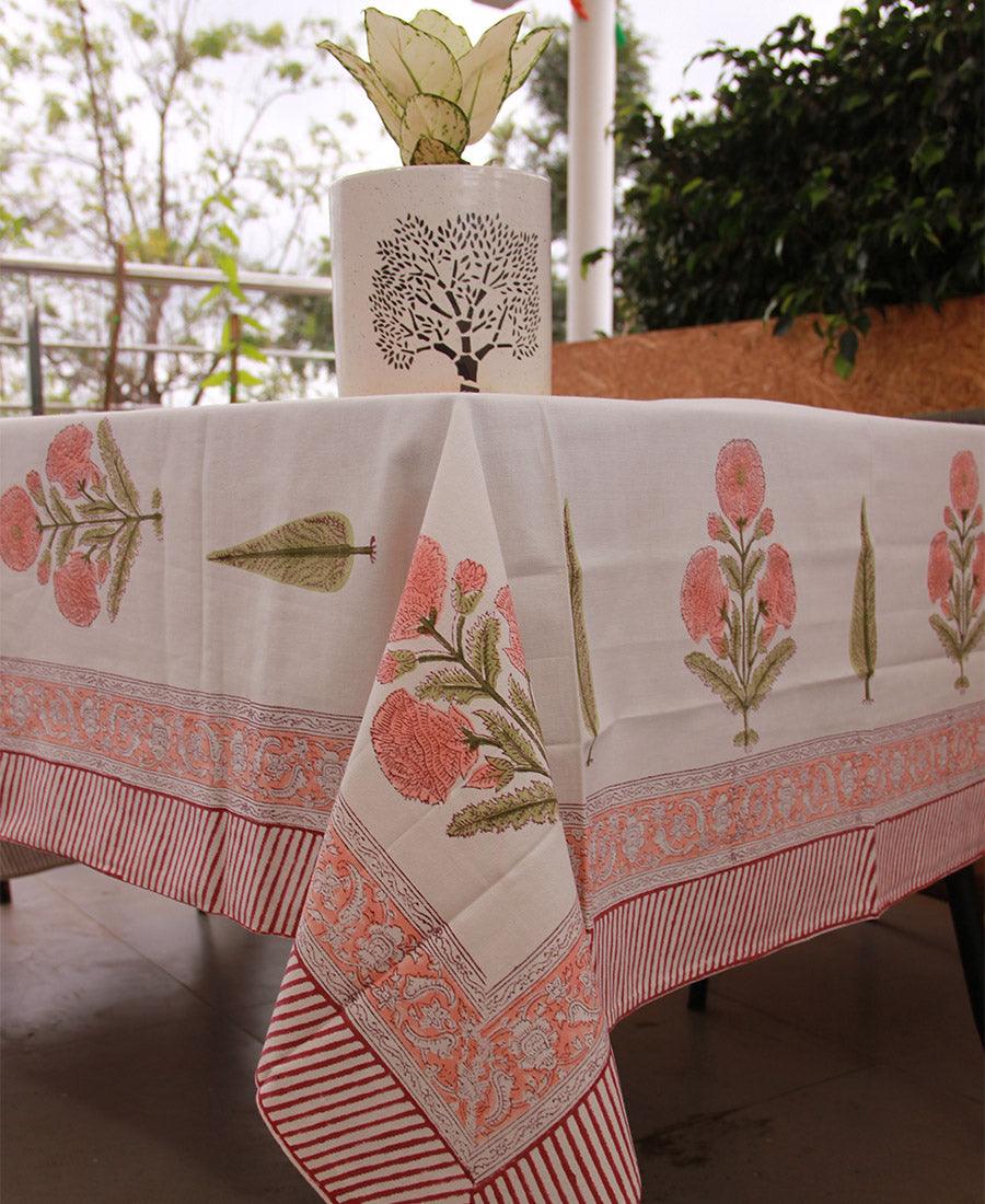 Pink Marigold Table Cover - Moriyo Decor