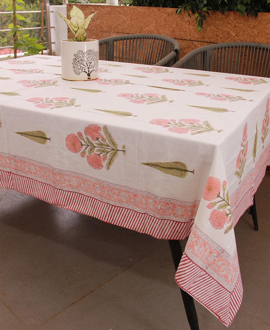 Pink Marigold Table Cover - Moriyo Decor