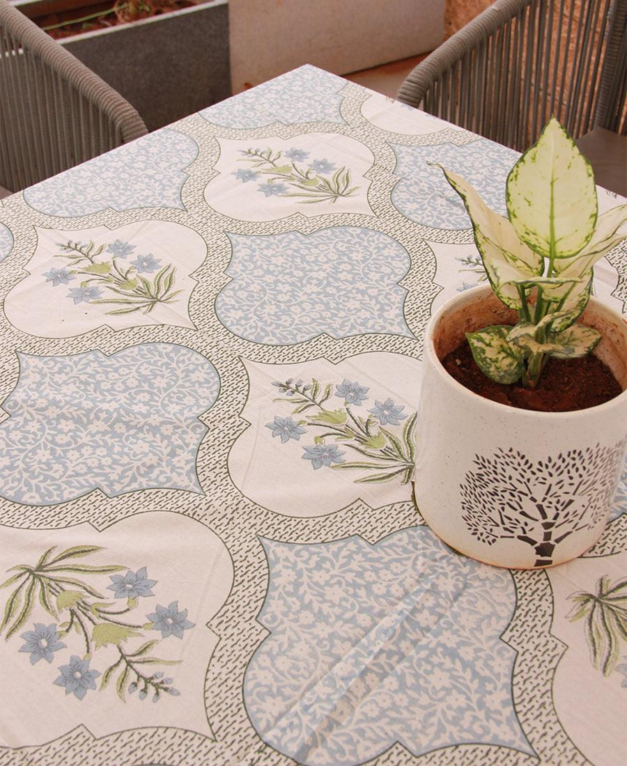 Blue Orchid Table Cover - Moriyo Decor