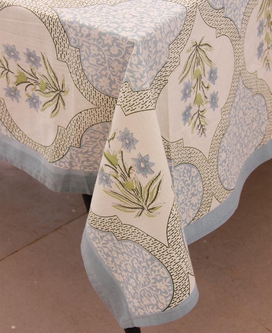 Blue Orchid Table Cover - Moriyo Decor