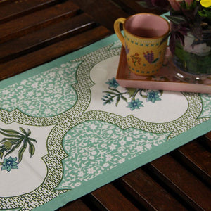 Green Orchid Table Runner - Moriyo Decor