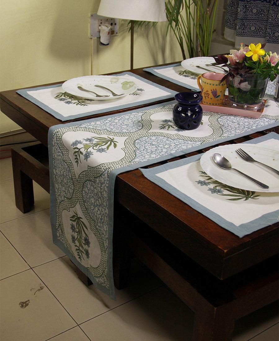 Blue Orchid Table Mat Set - Moriyo Decor