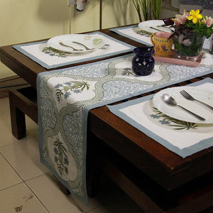 Blue Orchid Table Mat Set - Moriyo Decor