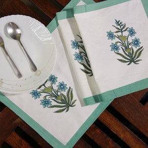 Green Orchid Table Mat Set - Moriyo Decor