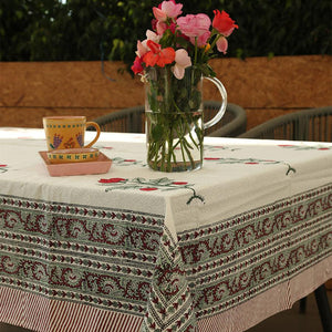 Red Rose Table Cover - Moriyo Decor