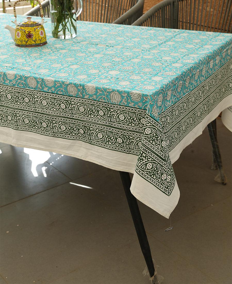 Gaandhar Ke Hare Kamal Table Cover - Moriyo Decor