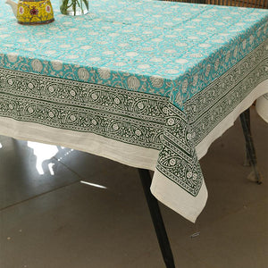 Gaandhar Ke Hare Kamal Table Cover - Moriyo Decor