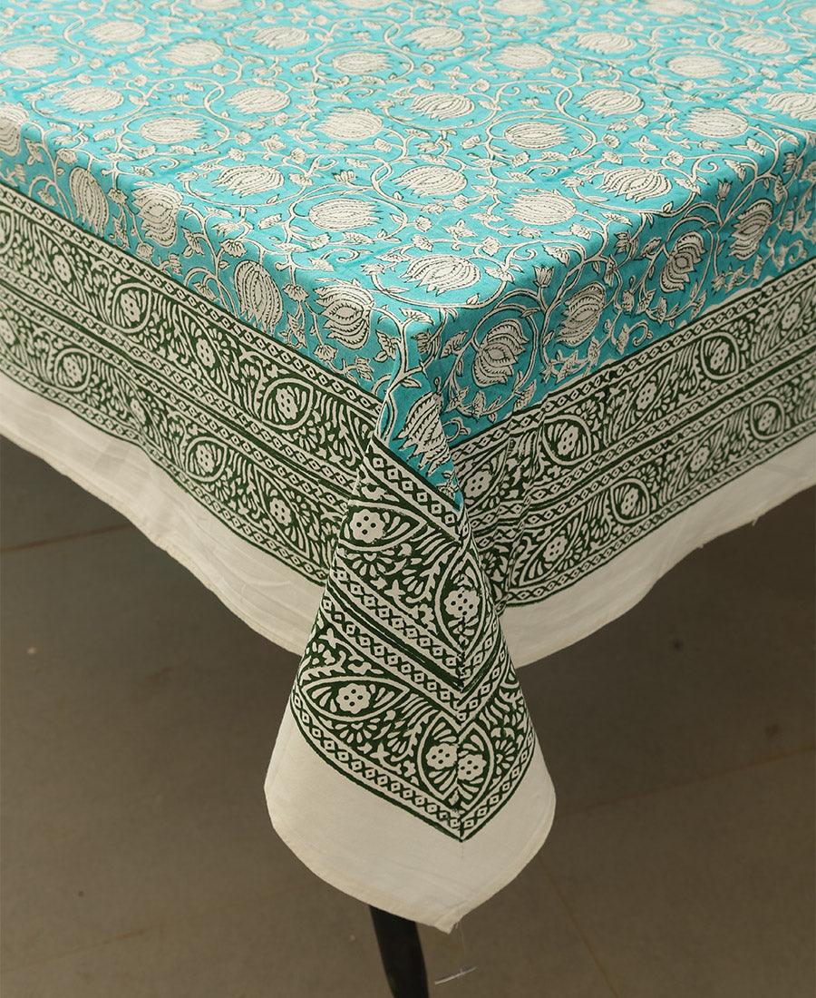 Gaandhar Ke Hare Kamal Table Cover - Moriyo Decor