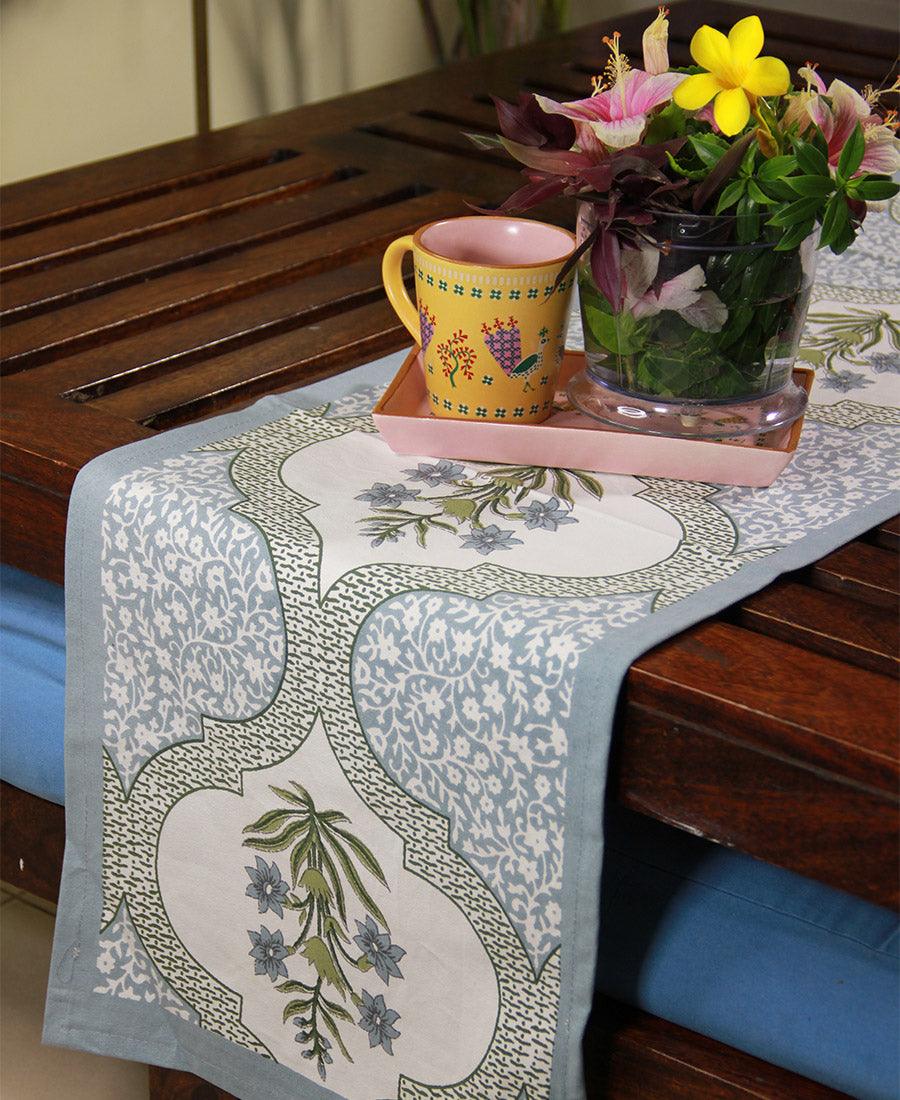 Blue Orchid Table Runner - Moriyo Decor