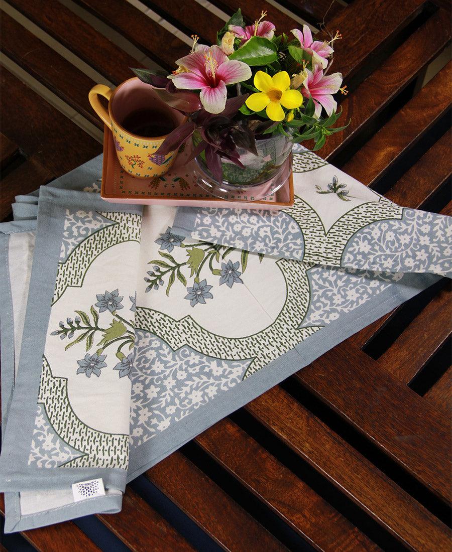 Blue Orchid Table Runner - Moriyo Decor