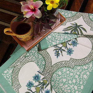 Green Orchid Table Runner - Moriyo Decor