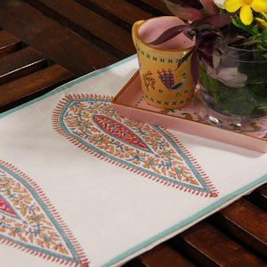 Rangeen Pankhudi Table Runner - Moriyo Decor